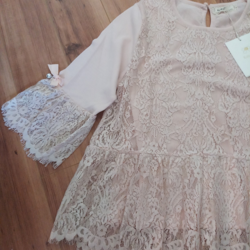 Pink lacey top